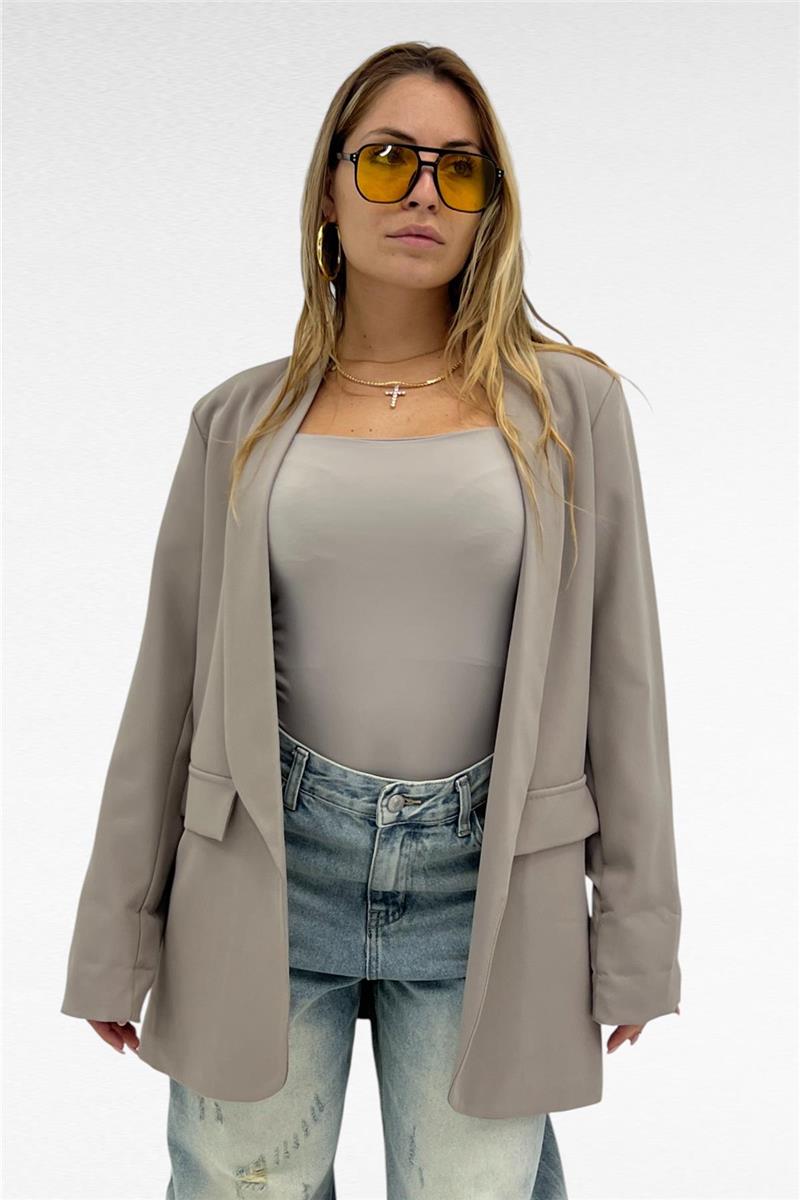 blazer con manica regolare bis